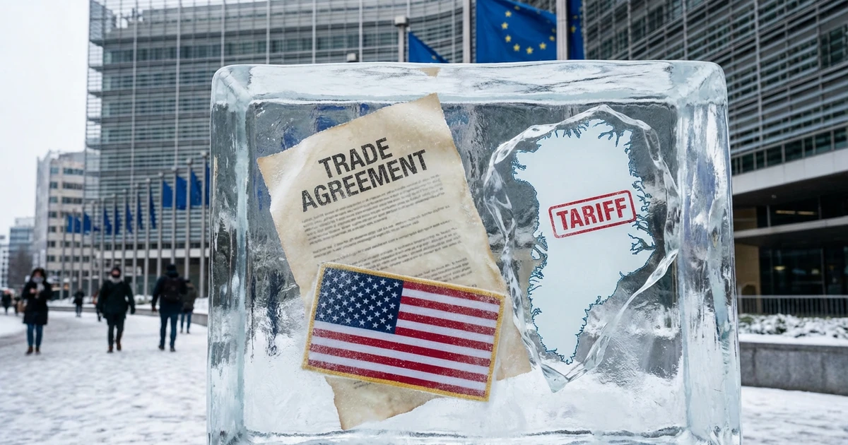 E.U. Halts U.S. Trade Deal Over Trump's Greenland Tariff Threat