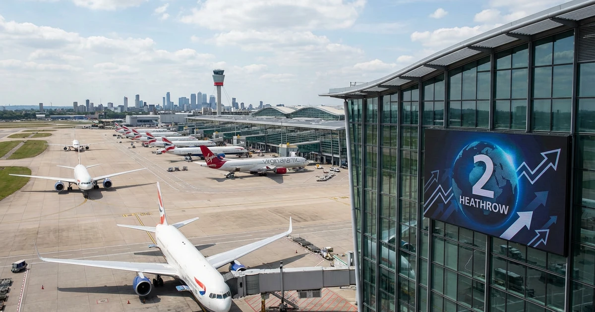 Heathrow Rises to 2nd-Busiest International Airport in 2025