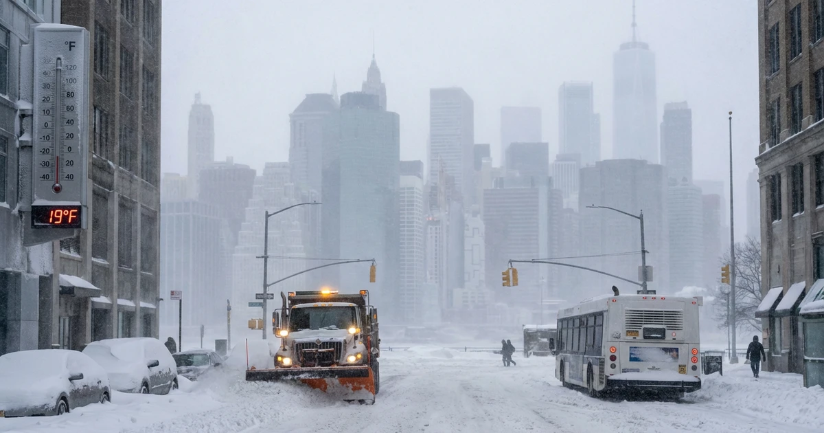 Winter Storm to Hit NYC With Up to 16 Inches of Snow