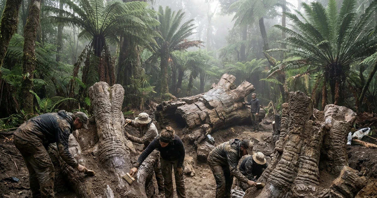 Ancient Giants: Mysterious Lifeforms Built Earth’s First Forests