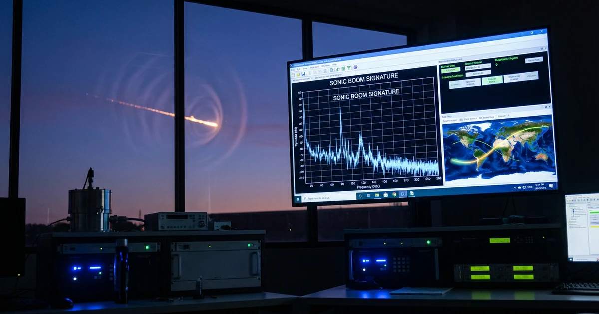 Sonic Booms: New Way to Track Falling Space Junk