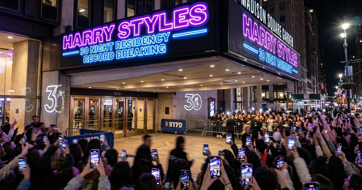 Harry Styles Launches 30-Date Madison Square Garden Residency