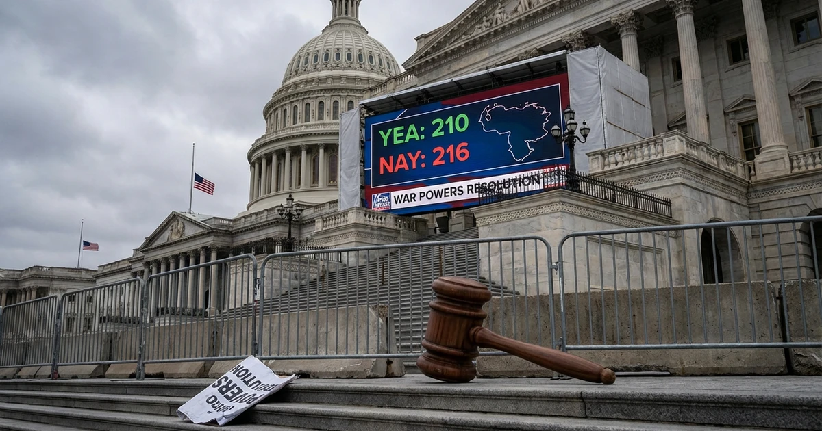 House Republicans Block Bid to Limit Trump’s Venezuela War Powers