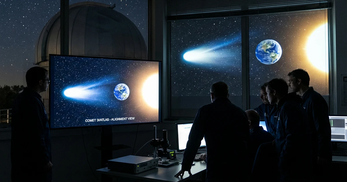 Comet 3I/ATLAS Alignment: Hubble Images Reveal Interstellar Visitor