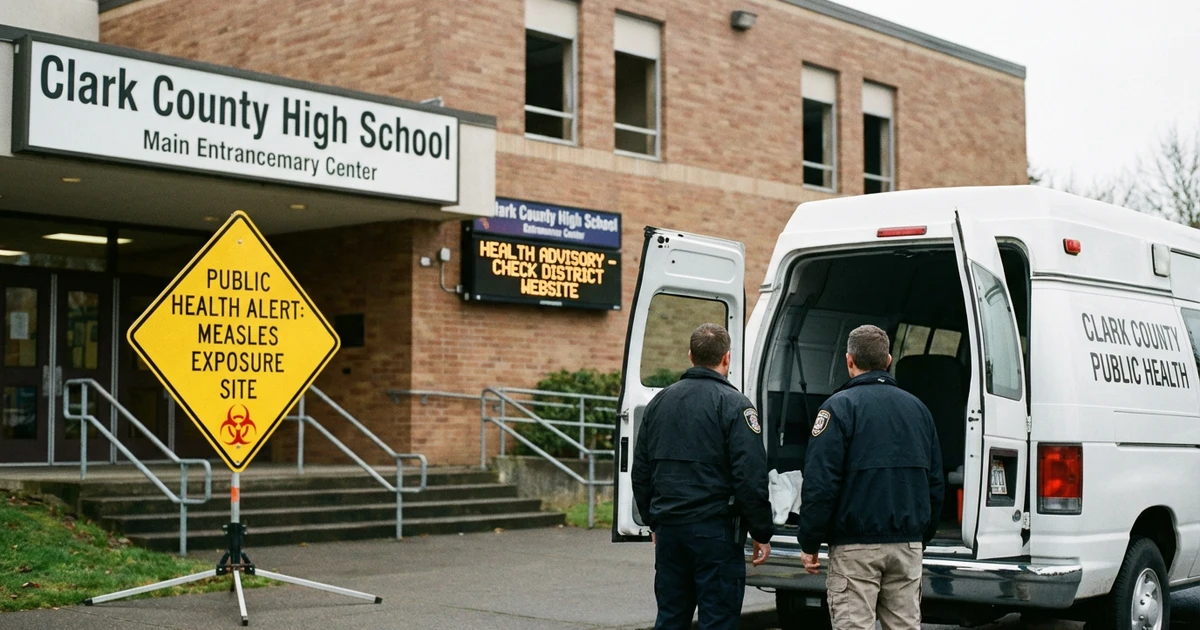 Clark County Measles Exposure at High School Raises Alarm