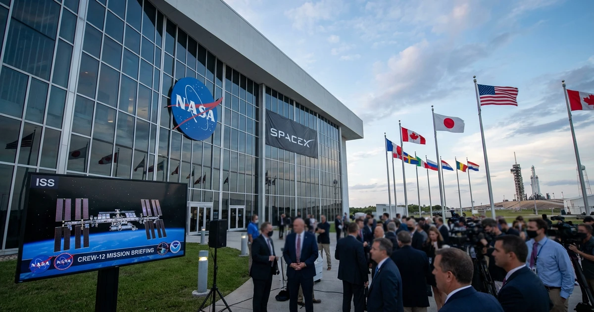 NASA Announces Briefings for SpaceX Crew-12 Launch to ISS