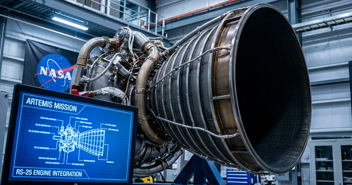 NASA Artemis Moon Rocket: Shuttle Engines Power Lunar Mission