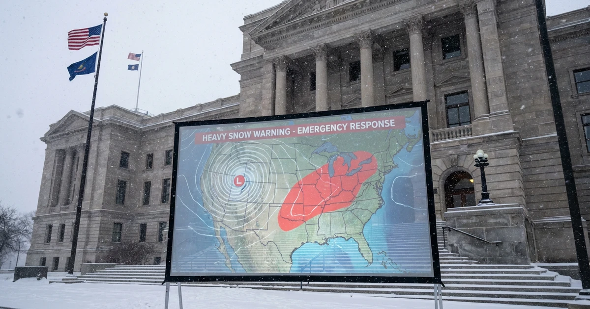 Snow Storm Maps: 18 States Mobilize Emergency Response