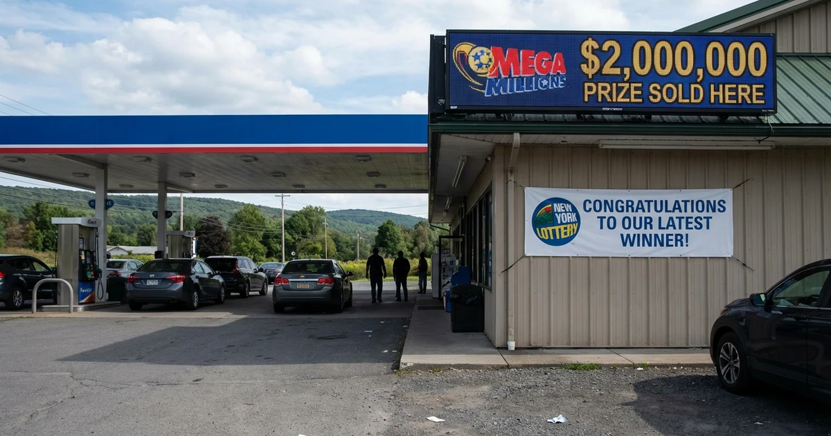 Upstate NY Mega Millions Ticket Wins $2 Million at Gas Station