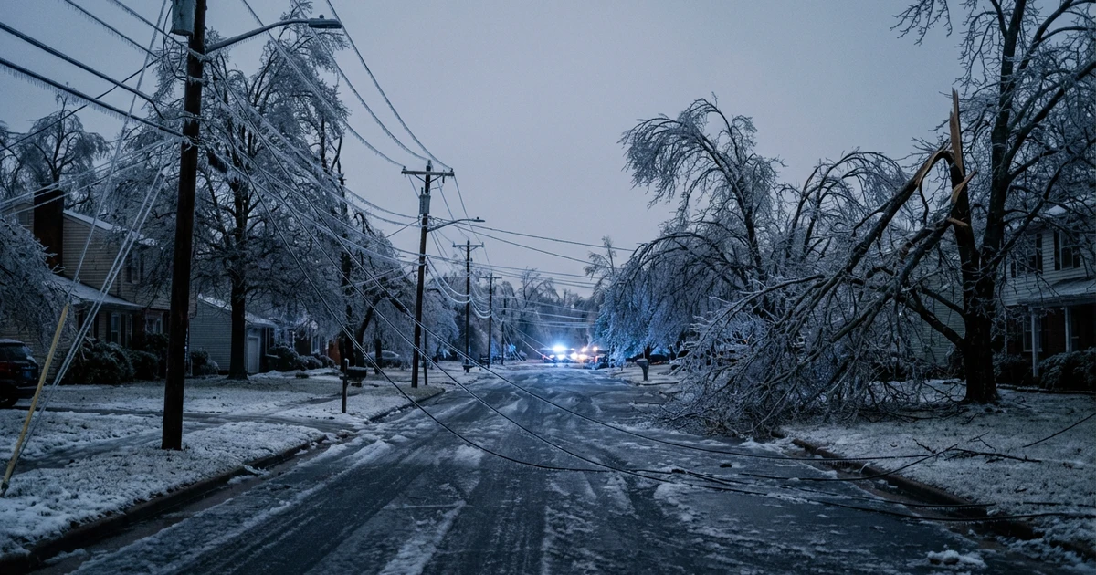 Virginia Ice Storm: Why Power Outages May Last Longer