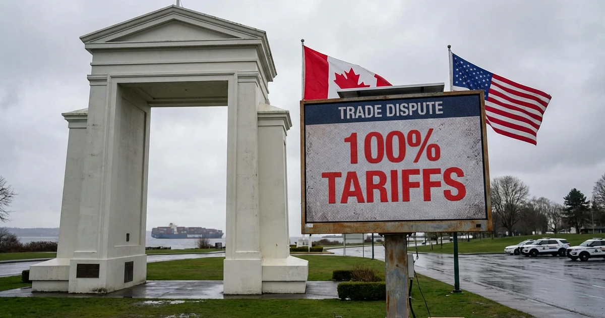 Trump Threatens 100% Tariffs on Canada Amid China Trade Talks