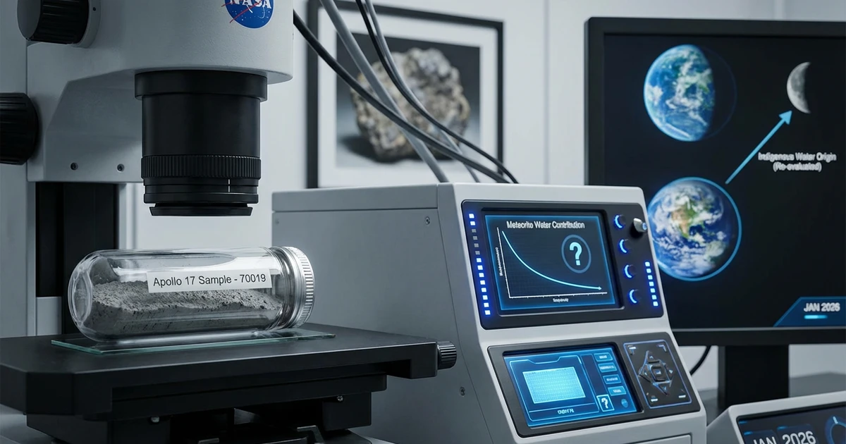 NASA Study: Moon Dust Challenges Meteorite Water Theory