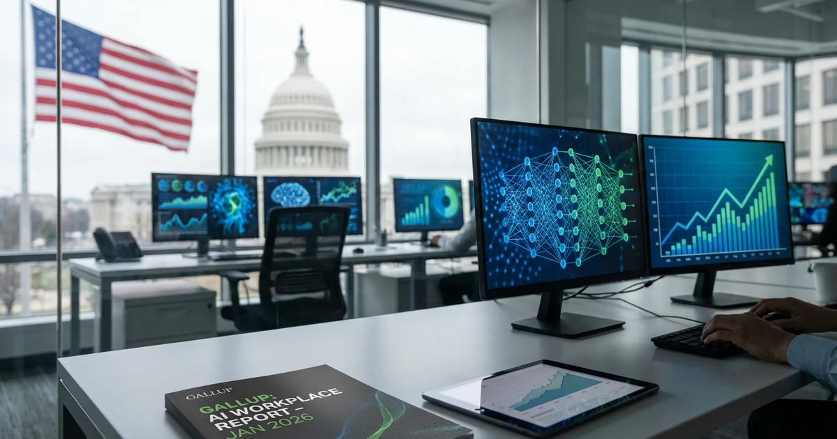 Gallup Poll: AI Adoption Surges in American Workplaces