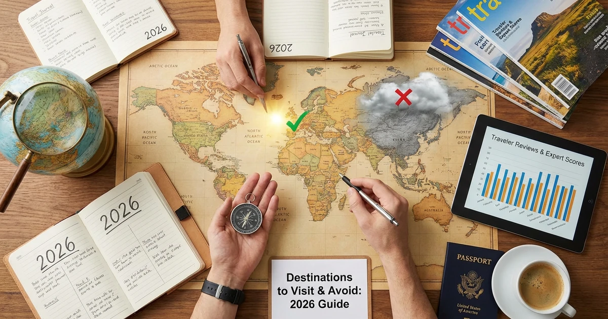 Best & Worst Places to Travel in 2026: Expert and Traveler Advice