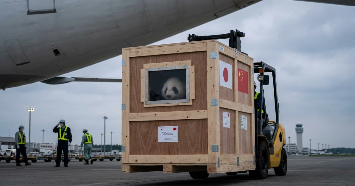 Japan Returns Last Pandas to China Amid Diplomatic Tensions