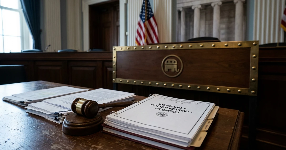 Republicans Block Bid to Limit Trump's Venezuela Powers