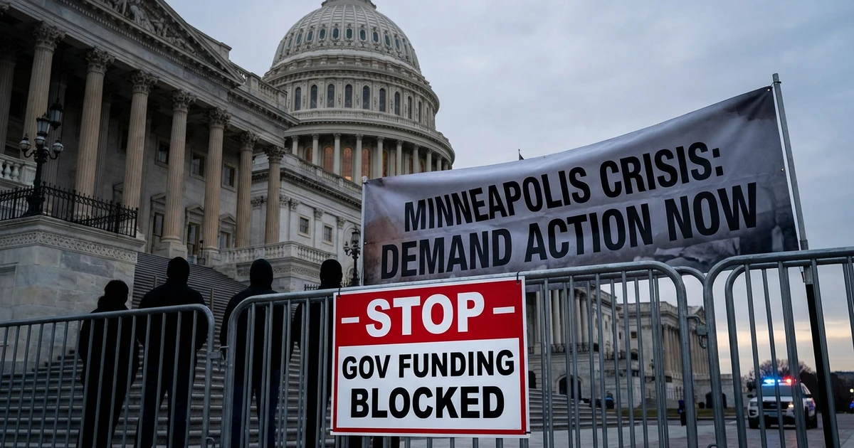 Senate Democrats Block Funding After Minneapolis Shooting