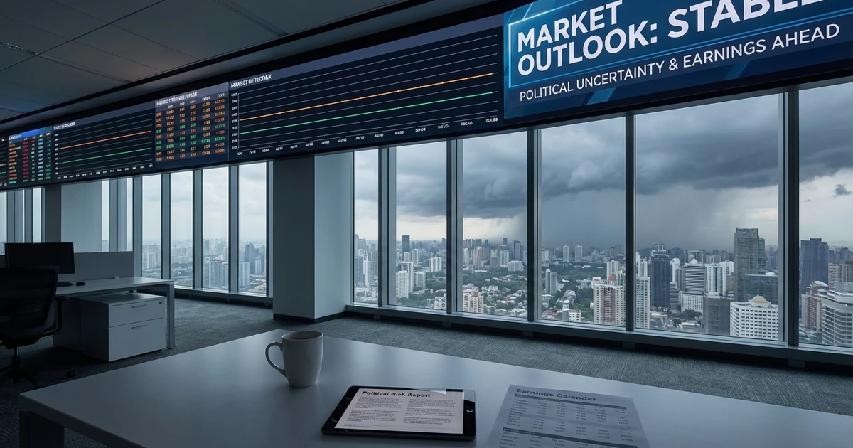 Stock Futures Steady as Political Risks and Earnings Await