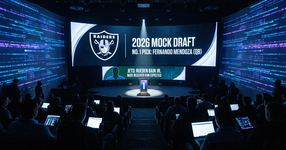 2026 NFL Mock Draft: Raiders Pick Mendoza No. 1, Jets Add Bain Jr.