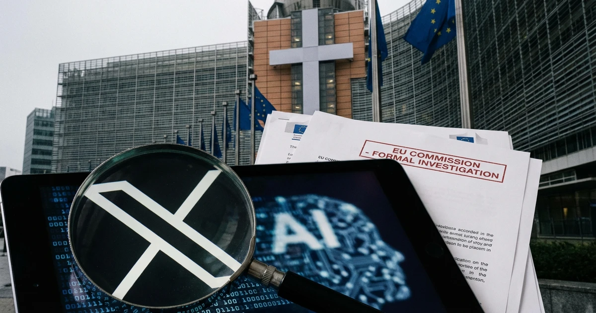 EU Probes Elon Musk's X Over Grok AI Sexual Deepfakes