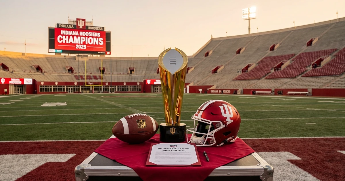 Omar Cooper Jr. Declares for NFL Draft After Indiana Title