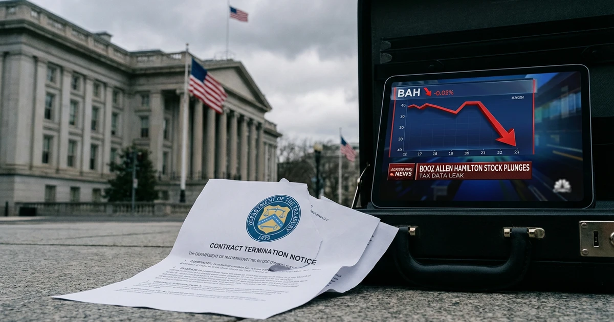 US Treasury Cancels Booz Allen Hamilton Contracts Over Trump Tax Leak