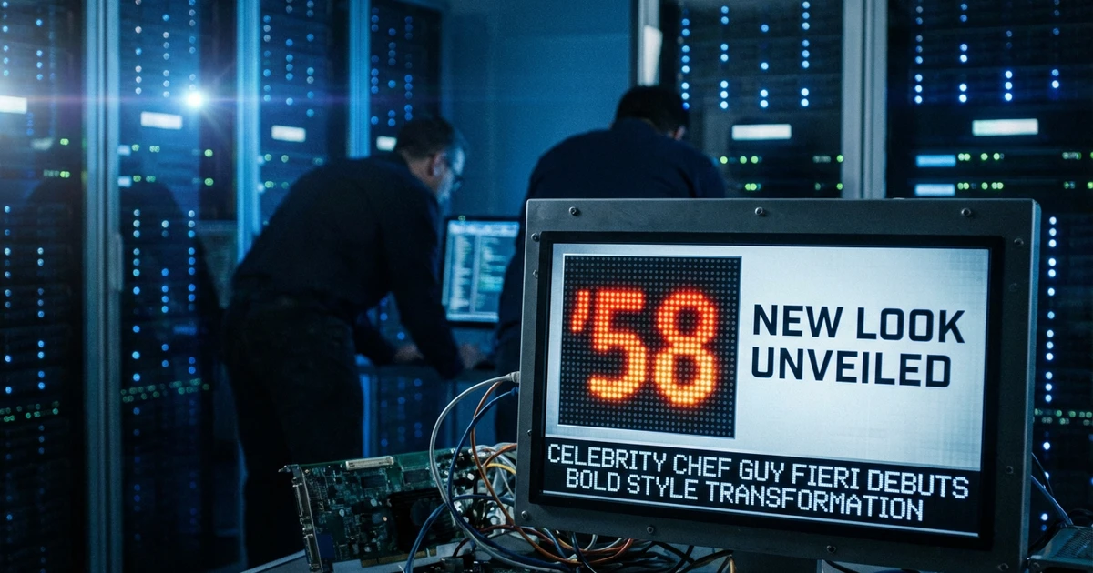 Guy Fieri Unveils Bold New Look for 58th Birthday