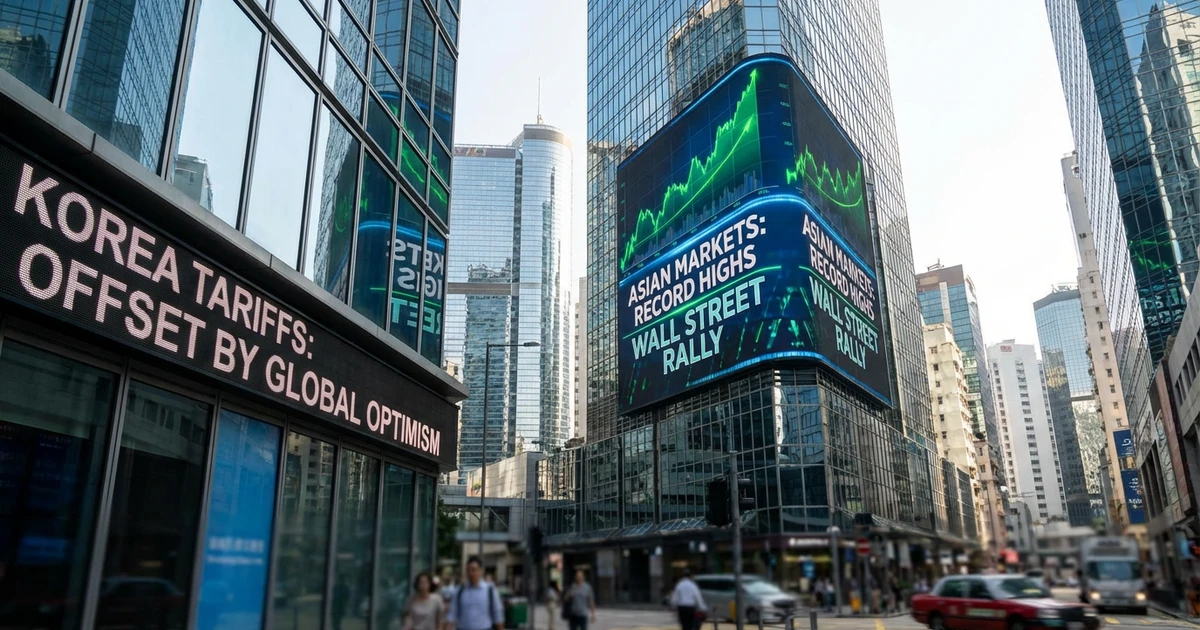 Asian Stocks Hit Record Highs as Wall Street Rally Lifts Markets