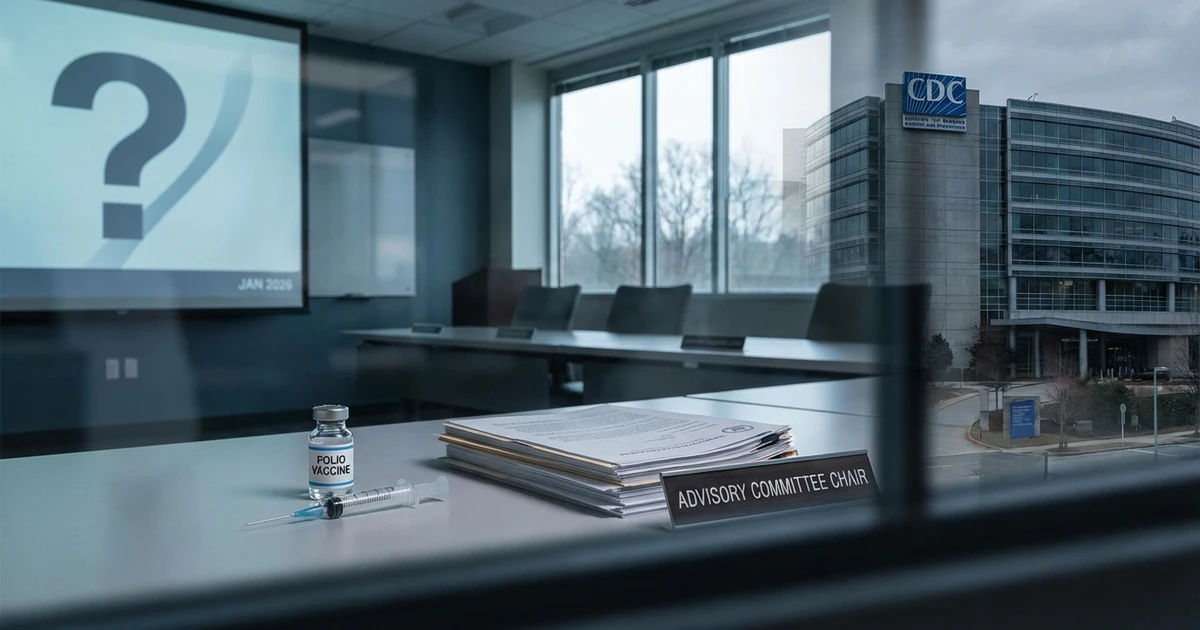 CDC Vaccine Chair Sparks Debate Over Polio Shot Recommendation