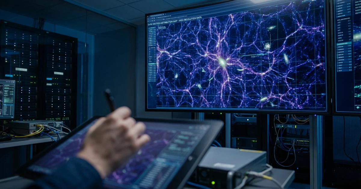 Ultra-High-Resolution Dark Matter Map Reveals Universe’s Hidden Structure