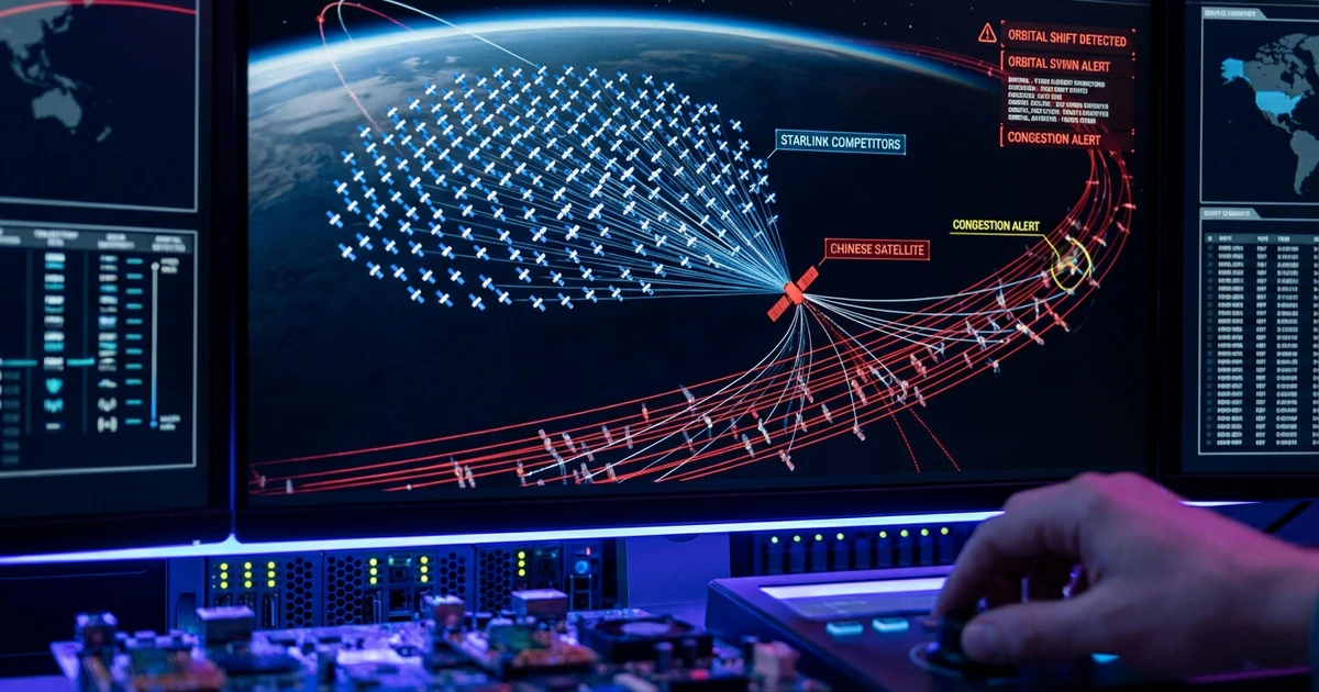 Chinese Satellite Forces 4,400 Starlink Satellites into Lower Orbit