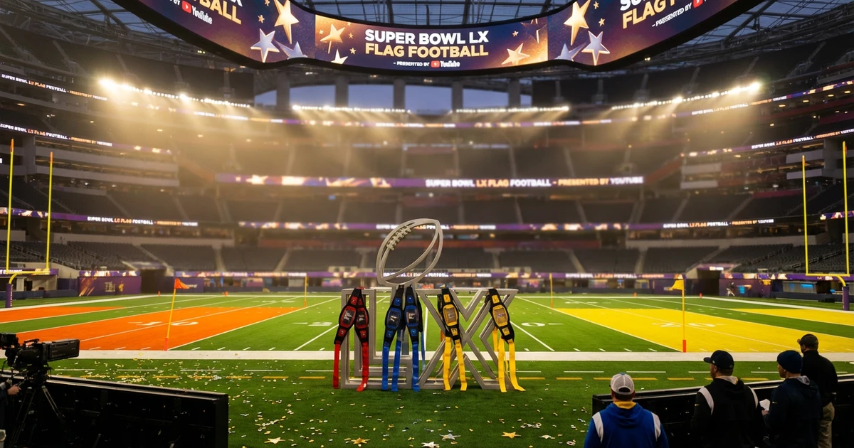 Druski & J Balvin Headline Super Bowl LX Flag Football Game