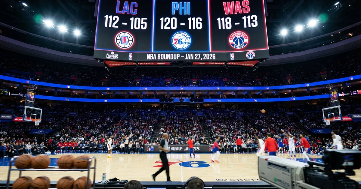 NBA Roundup: Clippers, 76ers & Wizards Score Key Wins (Jan 27, 2026)