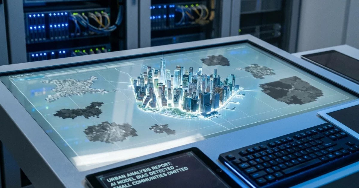 AI Models Often Overlook Small Towns in Urban Analysis