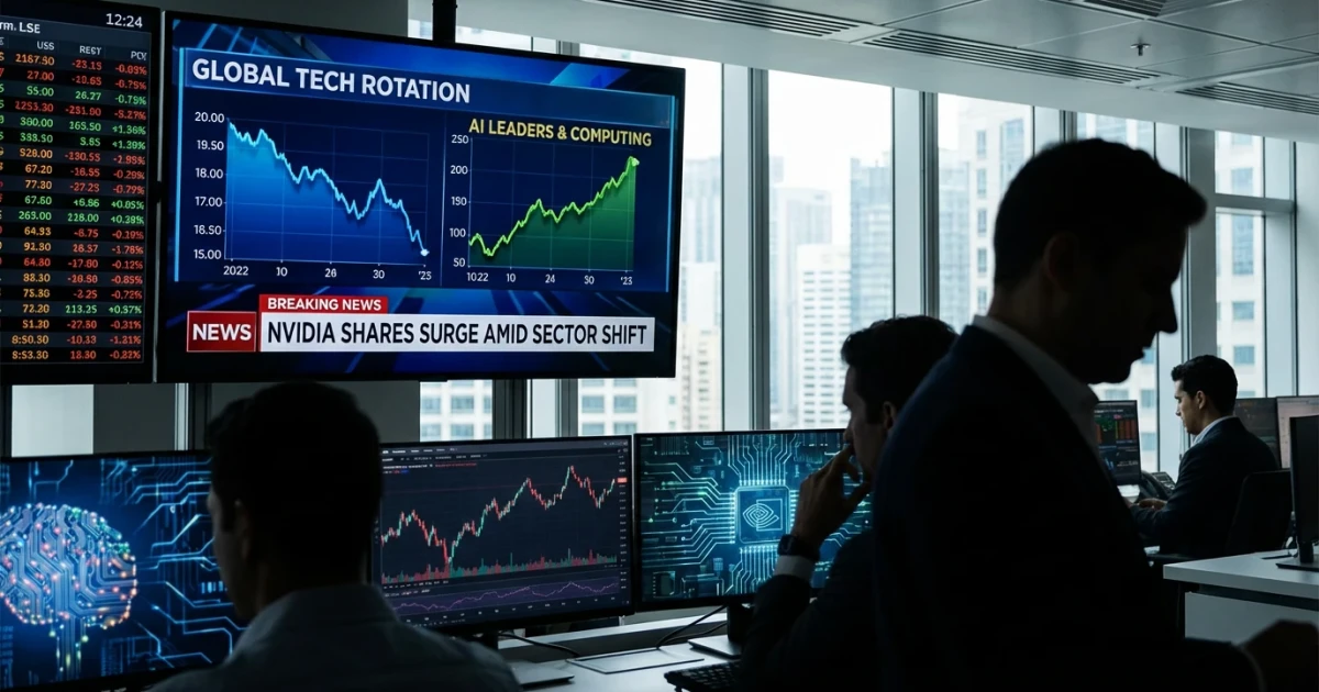AI Stocks Gain Traction as Tech Investors Rotate Out
