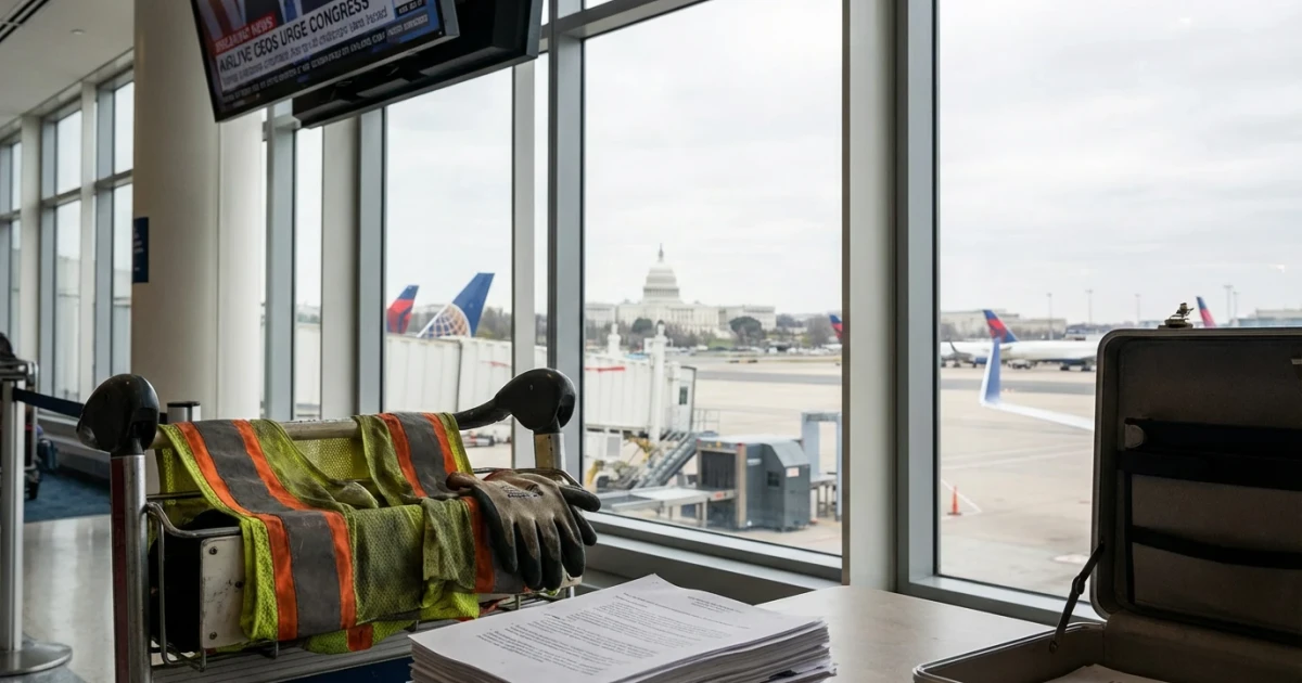 Airline CEOs Push Congress on DHS Funding, Worker Pay