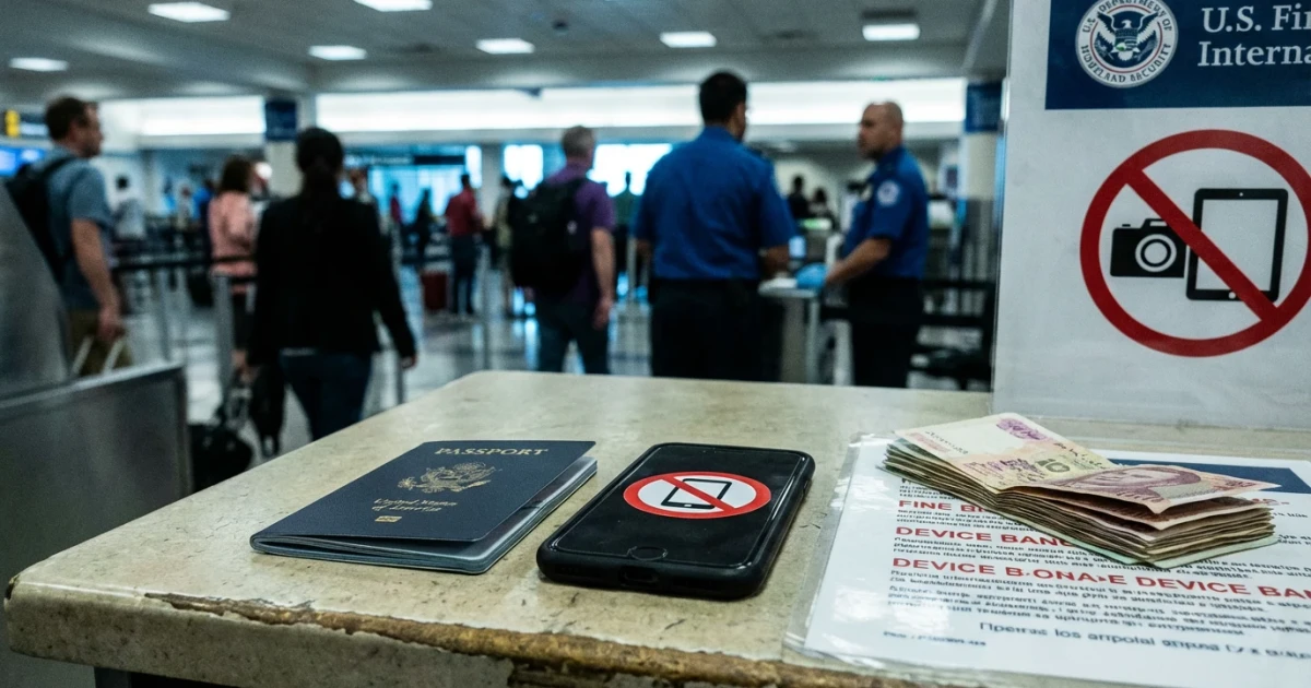 Americans Warned of Device Bans and Fines When Traveling