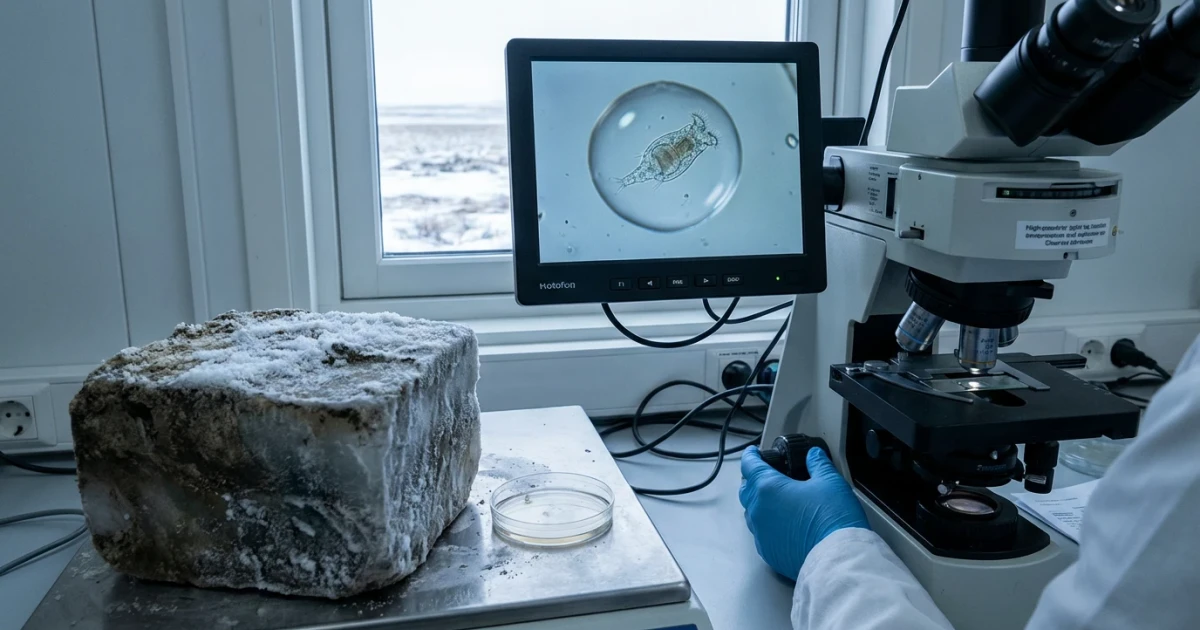 24,000-Year-Old Rotifer Revived from Siberian Permafrost