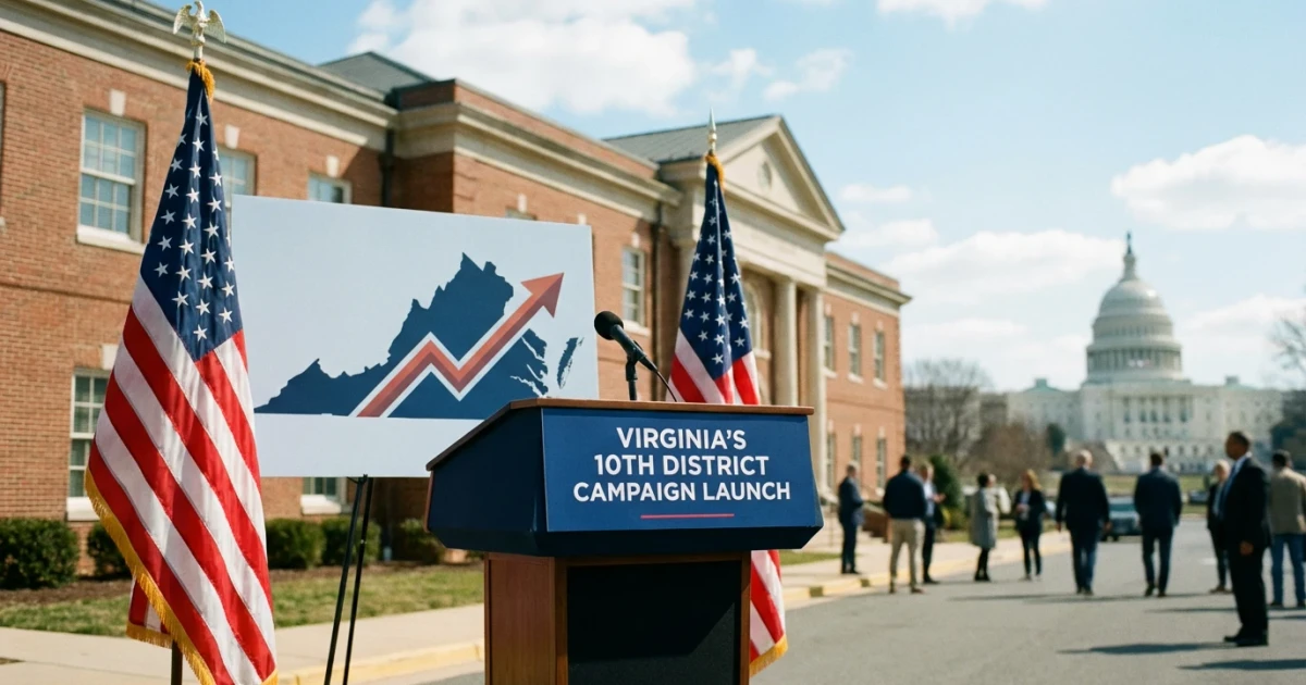 Andrews Launches New Campaign for Virginia’s 10th District
