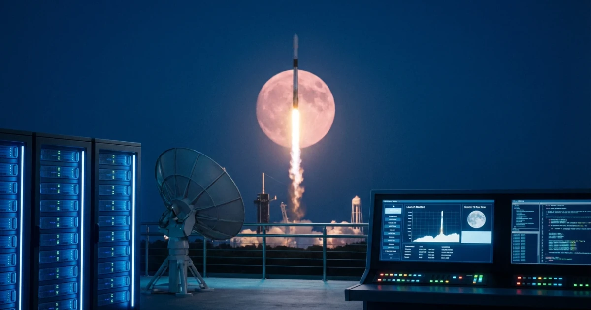 Pink Moon and Space Launch Align This April