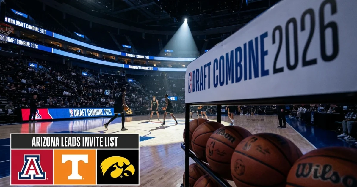 Arizona Wildcats Dominate 2026 NBA Draft Combine Invites