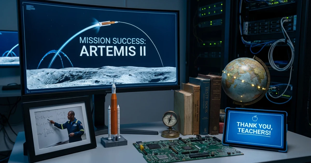 Artemis II Engineer Thanks Teachers Amid Mission Success