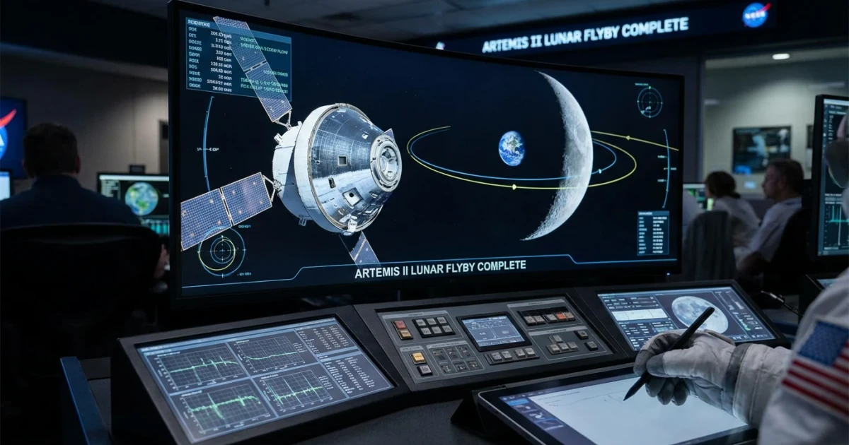 Artemis II Crew Completes Lunar Flyby, Boosts Moon Science