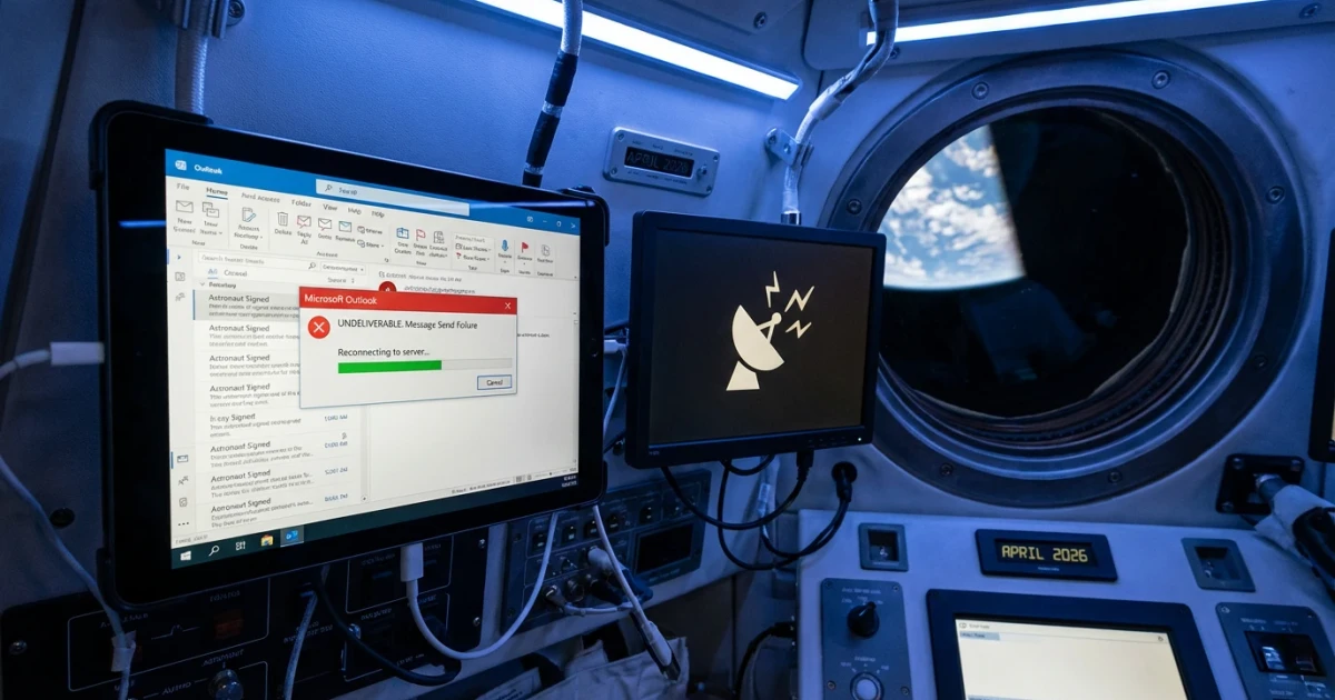 Artemis II Astronauts Experience Microsoft Outlook Email Glitch