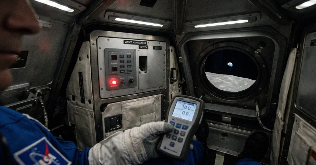Artemis II Astronauts Report Burning Smell from Orion Toilet