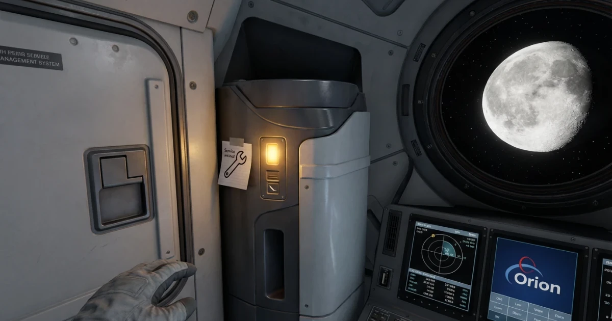 Artemis II Crew Overcomes Toilet Issue on Lunar Mission