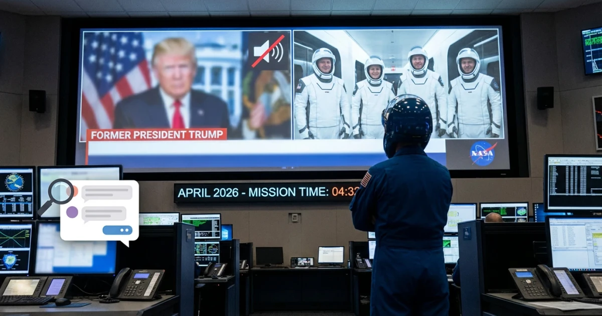 Artemis II Crew's Silent Response to Trump Goes Viral
