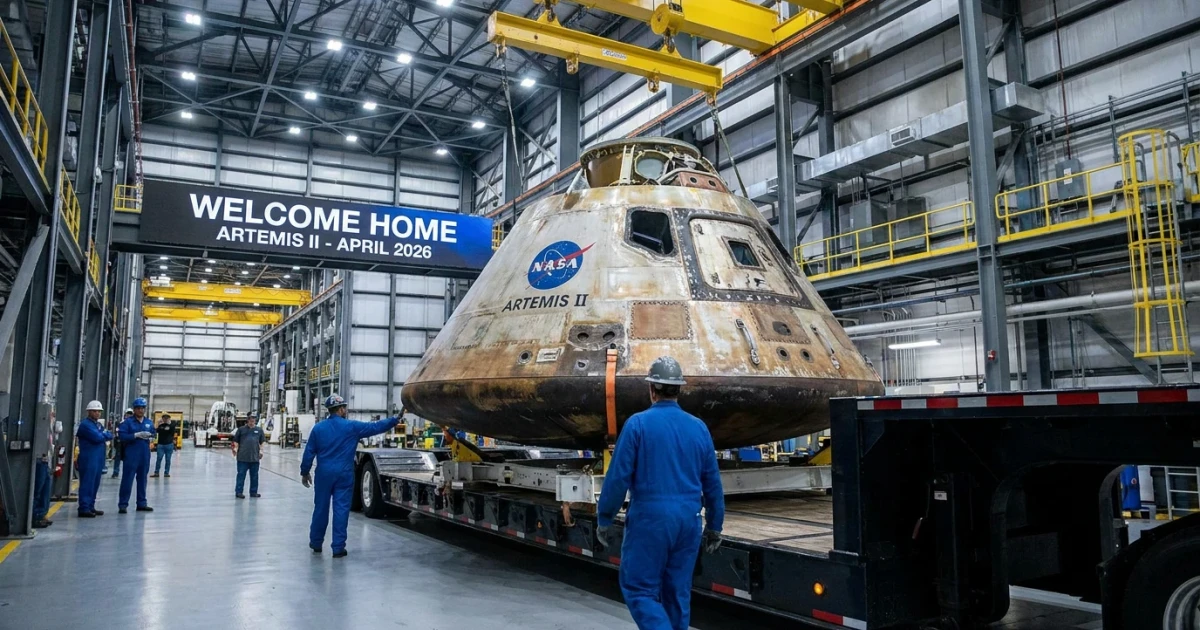 Artemis II Moonship Returns to Kennedy After Historic Mission