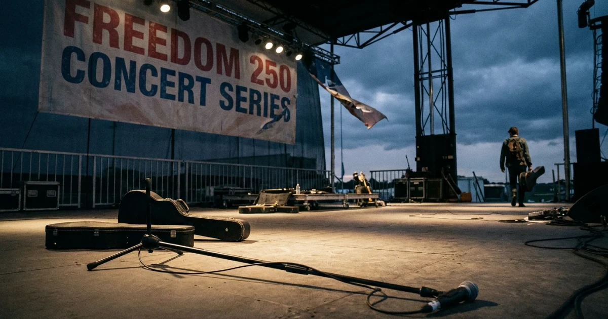 Artists Withdraw from Trump's Freedom 250 Concert Series