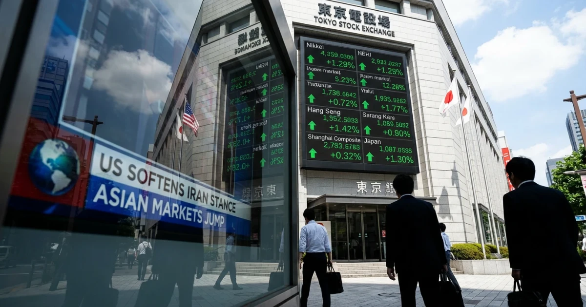 Asian Stocks Gain as US Softens Iran Rhetoric